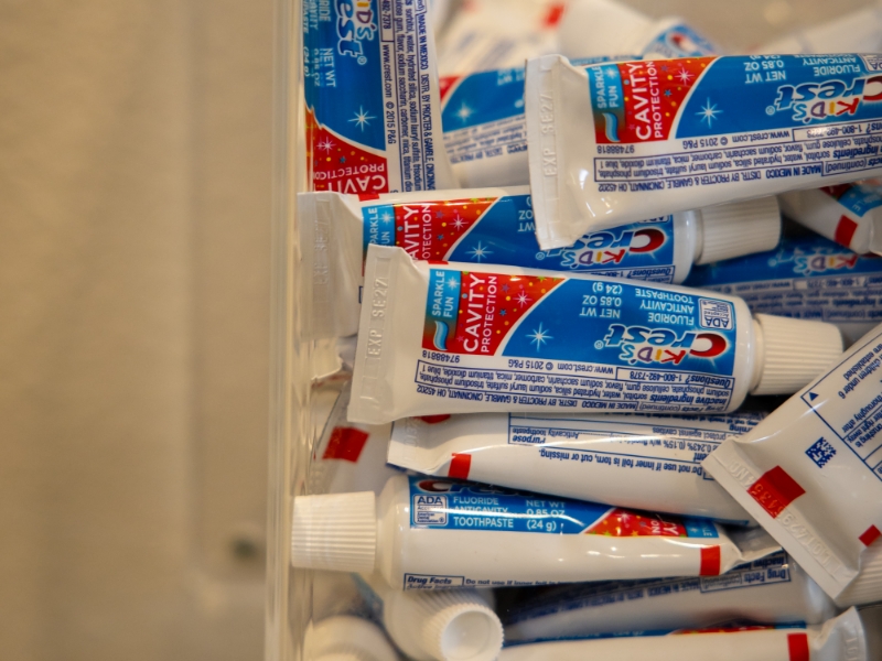 Dental lab and storage area